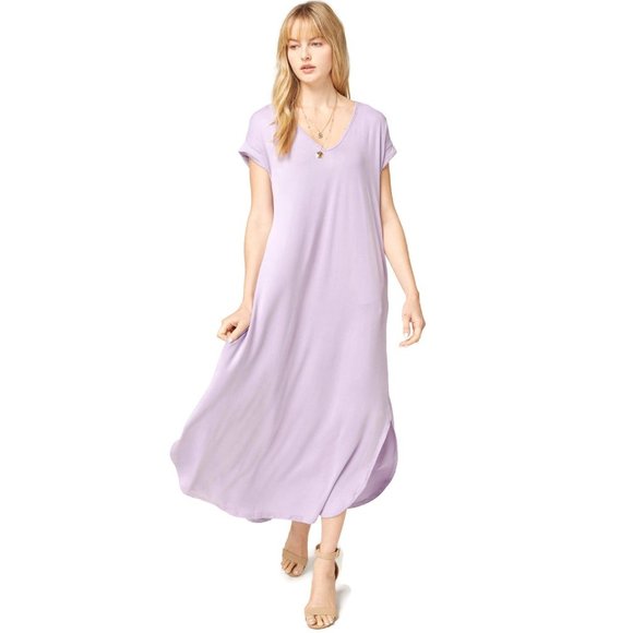 Entro Maxi Dress, Lilac - Picture 1 of 6